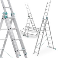 Hliníkový rebrík 3x10 NA SCHODY ALVE-PROFI 'M'