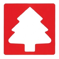 Leniar Dekoratívna šablóna 12cm vianočný stromček
