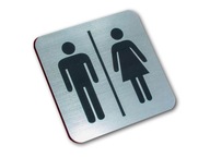 WC plaketa - rôzne vzory, farby 15x15cm WC plaketa - rôzne vzory, farby 15x15cm