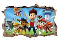 Nálepka na stenu plagátu PAW PATROL! 3D XL! Nálepka na stenu plagátu PAW PATROL! 3D XL!