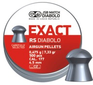 DIABOLO JSB EXACT RS SHOT 4,52mm 500ks PRECIZNY