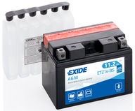 Motobatéria Exide ETZ14-BS, YTZ14-BS Motobatéria Exide ETZ14-BS, YTZ14-BS