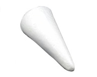 Polystyrénový kužeľ na ozdoby 14 cm VIANOČNÝ STROMČEK Polystyrénový kužeľ na ozdoby 14 cm VIANOČNÝ STROMČEK