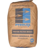 Pyrolox odstraňuje železo, mangán a sírovodík 25 kg