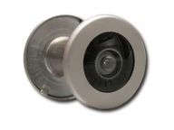 CYKLOP PANORAMA SATIN pohľad na dvere, otvor 20 mm, pre dvere 36-60 mm, priezor