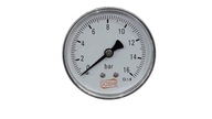 Manometer 16 bar GOSHE fi 63 mm zadný tlakomer Manometer 16 bar GOSHE fi 63 mm zadný tlakomer