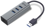 LAN Gigabitový 3-portový HUB USB3.0 KOVOVÝ