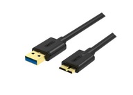 USB 3.0 A-B mikro kábel 2,0m Unitek Y-C463GBK USB 3.0 A-B mikro kábel 2,0m Unitek Y-C463GBK