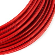 Oceľové PVC lano 1/2mm 1x7 ČERVENÉ 50m