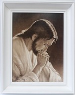 OBRAZ JEŽIŠA V BIELOM RÁME 60X80 MODLITEĽNÉ MILOSRDENSTVO OBRAZ JEŽIŠA V BIELOM RÁME 60X80 MODLITEĽNÉ MILOSRDENSTVO