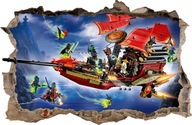NÁLEPKY NA STENU Diera LEGO NINJAGO 83 115x75cm NÁLEPKY NA STENU Diera LEGO NINJAGO 83 115x75cm