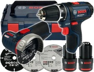 GSR 12V-15 + GWS 12V-76 BOSCH 2x3,0Ah L-BOXX GSR 12V-15 + GWS 12V-76 BOSCH 2x3,0Ah L-BOXX