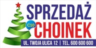 Reklamný pútač - Vianočné stromčeky Predaj 2x1m - INZERCIA Reklamný pútač - Vianočné stromčeky Predaj 2x1m - INZERCIA