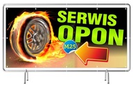 Pevný reklamný banner 2x1m Výmena pneumatík Pevný reklamný banner 2x1m Výmena pneumatík