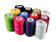 Univerzálne vlákna na šitie 12 ks polyester PO915M Univerzálne vlákna na šitie 12 ks polyester PO915M