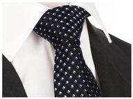 100% klasická pánska kravata k žakárovému obleku NATURAL SILK kj49