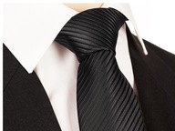SILK 100% Pánska kravata Hodvábny GRAPHITE kj47 SILK 100% Pánska kravata Hodvábny GRAPHITE kj47