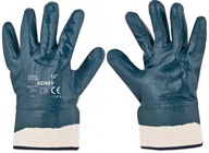 NITRILOVÉ Vodotesné pracovné rukavice s povrchovou úpravou