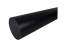 Polyamidová tyč, valček fi 180x500mm PA6+MoS2, čierna