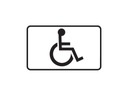 Dopravná značka T 29 T29 invalidná pre osoby so zdravotným postihnutím