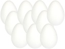Vajíčko vajce vajce polystyrénové vajíčka VEĽKONOČNÉ vajce výška 9cm/10ks.