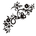 Nálepka na stenu - Butterfly fantasy 15