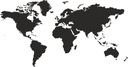 nálepky na stenu s mapou sveta nálepka s mapou 120