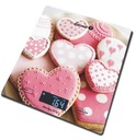 Elektronická kuchynská váha, dotyková, ploché sklo, LCD cookies, do 5kg