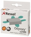 Sponky REXEL Odyssey 9mm 2500 kusov striebra
