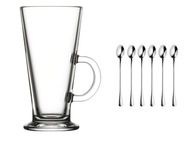POHÁRE NA KÁVU LATTE 6 KS 360 ML + LYŽIČKY! POHÁRE NA KÁVU LATTE 6 KS 360 ML + LYŽIČKY!