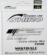 MISTRALL SHIRO oplet 135m Čierny 0,10mm 5,8kg MISTRALL SHIRO oplet 135m Čierny 0,10mm 5,8kg