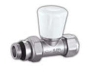 Radiátorový ventil 1/2 rovný + Pex konektor 16mm q9 Radiátorový ventil 1/2 rovný + Pex konektor 16mm q9
