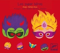 Maska Super Heros maska ​​pre dieťa 4 ks
