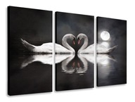 OBRAZOVÝ ROMANTICKÝ TRIPTYCH 90x50 OBRAZOVÝ ROMANTICKÝ TRIPTYCH 90x50
