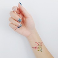 Mini kytička tetovanie pre deti, umývateľný Paperself