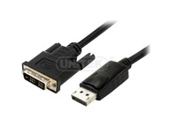 Konvertorový kábel Displayport -> DVI 1,8m Unitek Konvertorový kábel Displayport -> DVI 1,8m Unitek