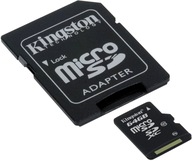 Kingston Micro SDXC 64GB Class10 najrýchlejší FULLHD