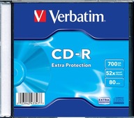 VERBATIM CD-R 700MB 80min tenké puzdro 10 v krabici!