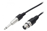 Kábel Mikrofón Kábel Jack 6,3mm XLR 5m