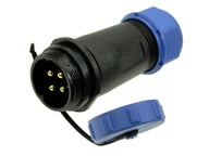 ZÁSTRČKA 4 pin 4,0mm2 30A 500V IP68 Weipu ZÁSTRČKA 4 pin 4,0mm2 30A 500V IP68 Weipu
