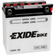 EXIDE BATÉRIA 12N9-3B 12V 9AH 90A EXIDE BATÉRIA 12N9-3B 12V 9AH 90A