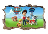 Plagátová nálepka na stenu PAW PATROL 3D XL Plagátová nálepka na stenu PAW PATROL 3D XL