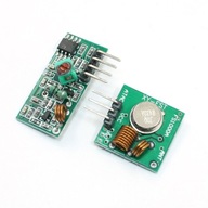 RF MODUL 433MHz VYSIELAČ + PRIJÍMAČ DOSAH DO 100 m RF MODUL 433MHz VYSIELAČ + PRIJÍMAČ DOSAH DO 100 m