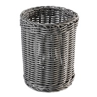 Košík na príbory polyratanový košík 12cm 15cm sivý Košík na príbory polyratanový košík 12cm 15cm sivý