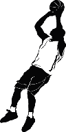 Samolepka na stenu Basketbalista Basketbal 50x100 cm Samolepka na stenu Basketbalista Basketbal 50x100 cm