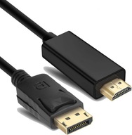 Display Port Kábel DisplayPort na HDMI – 1,8 m DP Display Port Kábel DisplayPort na HDMI – 1,8 m DP