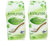 XYLITOL 2kg Fínsky 100% ekonomický brezový cukor XYLITOL 2kg Fínsky 100% ekonomický brezový cukor