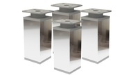 4 X NASTAVITEĽNÁ NÁBYTKOVÁ NOHA V 60 MM CHROM 4 X NASTAVITEĽNÁ NÁBYTKOVÁ NOHA V 60 MM CHROM