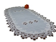 Guipure Table Runner 60x120 White Polyester Glb Guipure Table Runner 60x120 White Polyester Glb