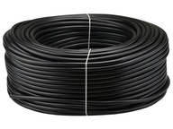 Kábel, lankový prúdový kábel, OWY 4x0,75, čierny, 100 m